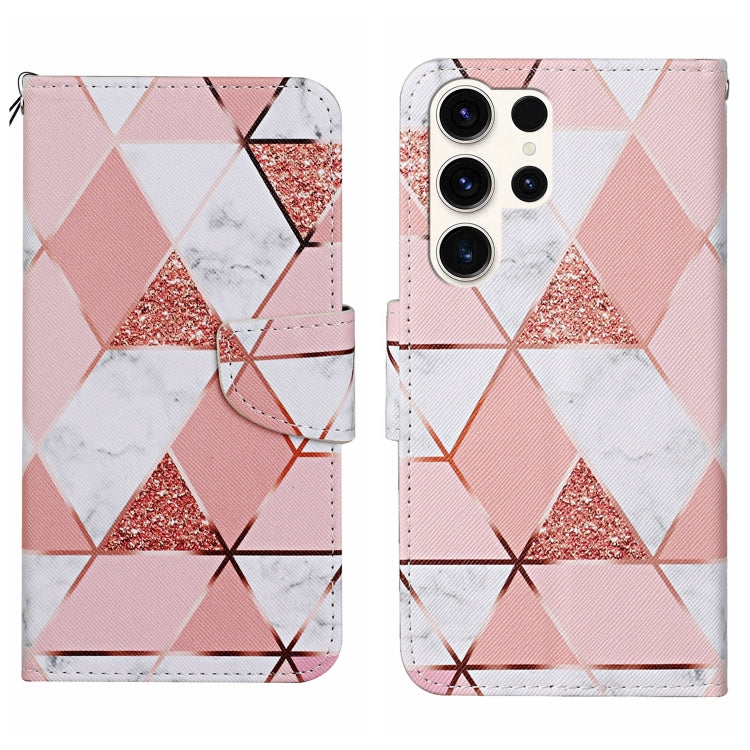 Colored Drawing Pattern Leather Phone Case, For Samsung Galaxy S25 Ultra 5G