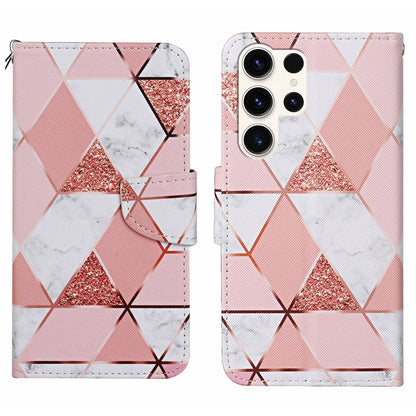 Colored Drawing Pattern Leather Phone Case, For Samsung Galaxy S25 Ultra 5G
