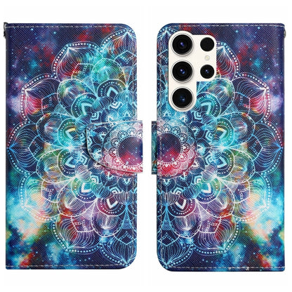 Colored Drawing Pattern Leather Phone Case, For Samsung Galaxy S25 Ultra 5G