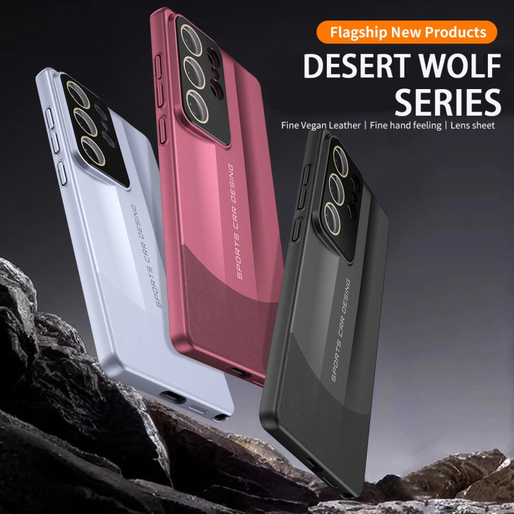 Vegetarian Leather Series Skin Feel Full Coverage Phone Case, For Samsung Galaxy S23 5G