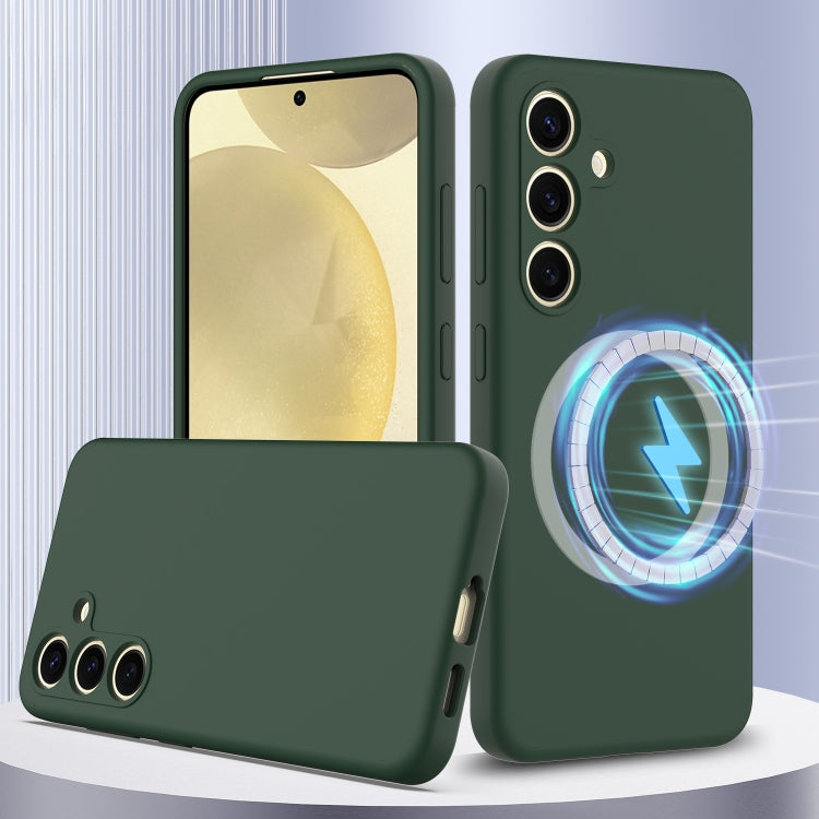 Shockproof Silicone Magsafe Phone Case, For Samsung Galaxy S24 5G