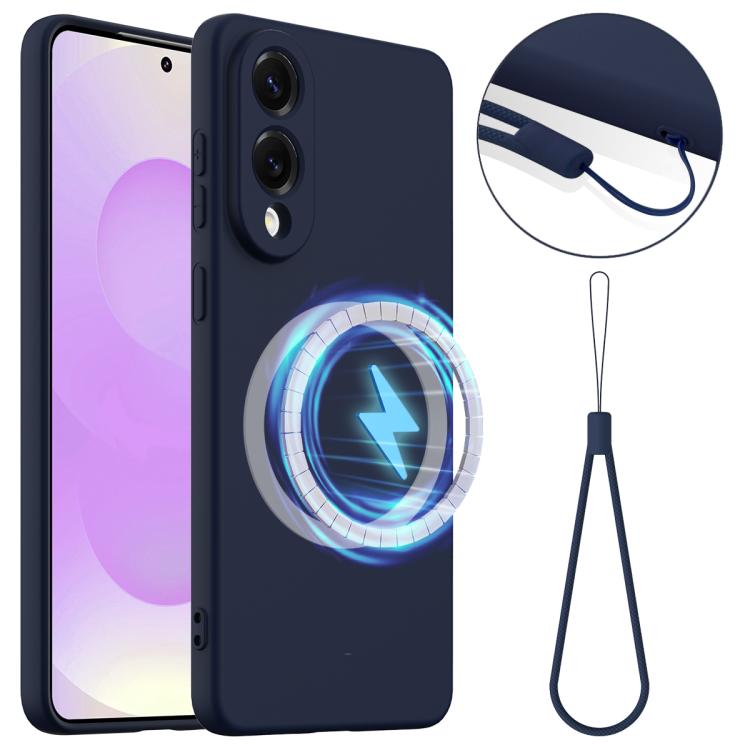 Shockproof Silicone Magsafe Phone Case, For Samsung Galaxy S26+ 5G, For Samsung Galaxy S26 Edge 5G, For Samsung Galaxy S26 Ultra 5G, For Samsung Galaxy S26 5G, For Samsung Galaxy S25 FE 5G, For Samsung Galaxy S25 Edge 5G