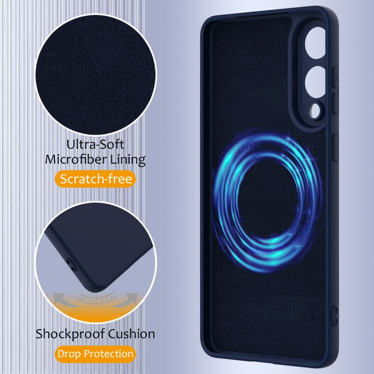 Shockproof Silicone Magsafe Phone Case, For Samsung Galaxy S25 Edge 5G, For Samsung Galaxy S25 5G, For Samsung Galaxy S25+ 5G, For Samsung Galaxy S25 Ultra 5G, For Samsung Galaxy S24 FE 5G, For Samsung Galaxy S24 Ultra 5G