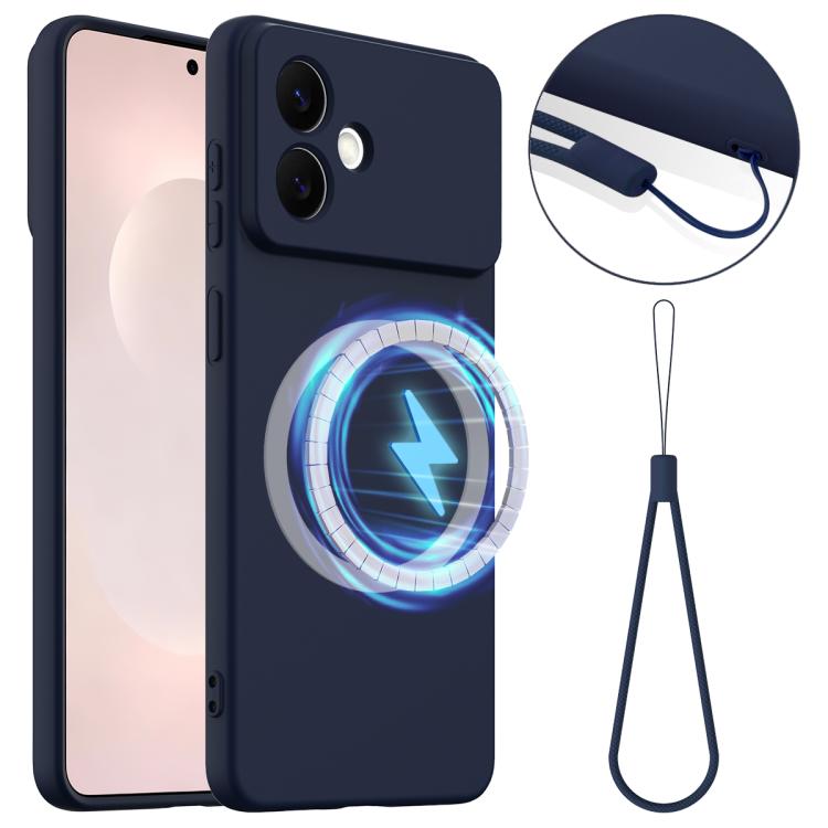 Shockproof Silicone Magsafe Phone Case, For Galaxy S26 FE 5G, For Samsung Galaxy S26+ 5G, For Samsung Galaxy S26 Edge 5G, For Samsung Galaxy S26 Ultra 5G, For Samsung Galaxy S26 5G, For Samsung Galaxy S25 FE 5G