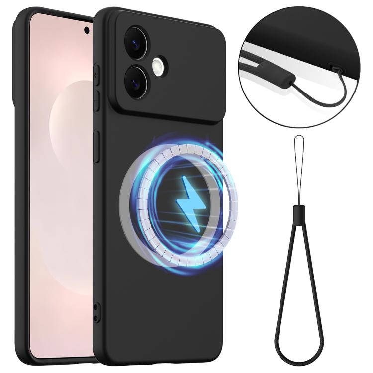 Shockproof Silicone Magsafe Phone Case, For Samsung Galaxy S26+ 5G, For Samsung Galaxy S26 Edge 5G, For Samsung Galaxy S26 Ultra 5G, For Samsung Galaxy S26 5G, For Samsung Galaxy S25 FE 5G, For Samsung Galaxy S25 Edge 5G