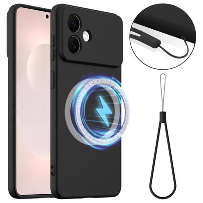 Shockproof Silicone Magsafe Phone Case, For Galaxy S26 FE 5G, For Samsung Galaxy S26+ 5G, For Samsung Galaxy S26 Edge 5G, For Samsung Galaxy S26 Ultra 5G, For Samsung Galaxy S26 5G, For Samsung Galaxy S25 FE 5G