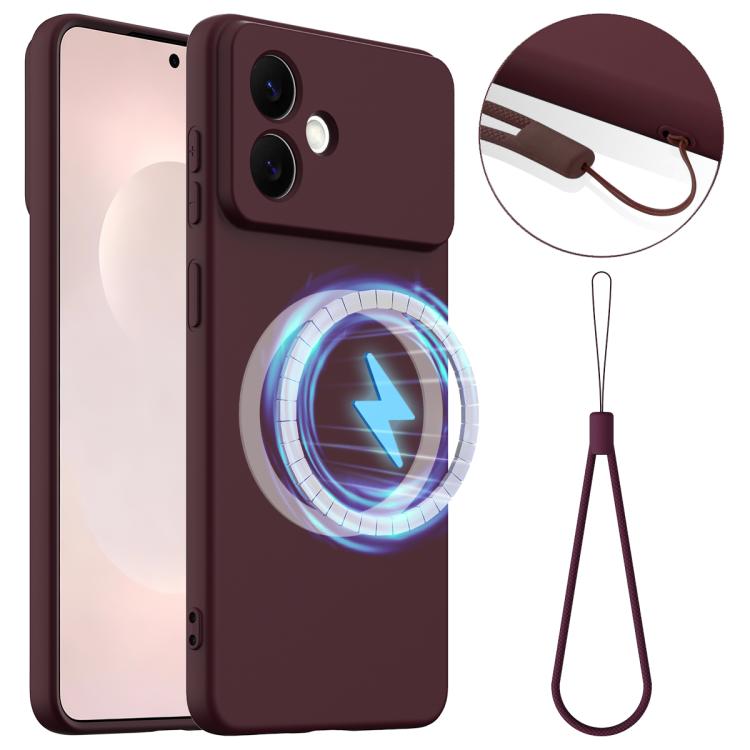 Shockproof Silicone Magsafe Phone Case, For Samsung Galaxy S26+ 5G, For Samsung Galaxy S26 Edge 5G, For Samsung Galaxy S26 Ultra 5G, For Samsung Galaxy S26 5G, For Samsung Galaxy S25 FE 5G, For Samsung Galaxy S25 Edge 5G