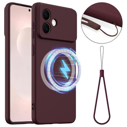 Shockproof Silicone Magsafe Phone Case, For Samsung Galaxy S26+ 5G, For Samsung Galaxy S26 Edge 5G, For Samsung Galaxy S26 Ultra 5G, For Samsung Galaxy S26 5G, For Samsung Galaxy S25 FE 5G, For Samsung Galaxy S25 Edge 5G