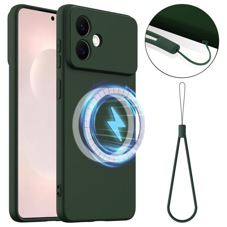 Shockproof Silicone Magsafe Phone Case, For Galaxy S26 FE 5G, For Samsung Galaxy S26+ 5G, For Samsung Galaxy S26 Edge 5G, For Samsung Galaxy S26 Ultra 5G, For Samsung Galaxy S26 5G, For Samsung Galaxy S25 FE 5G