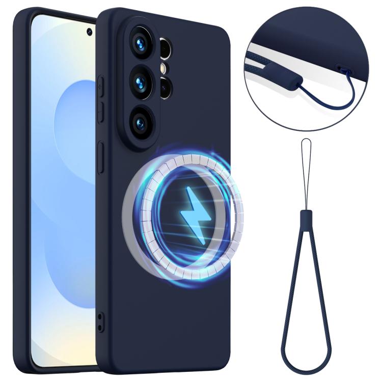 Shockproof Silicone Magsafe Phone Case, For Galaxy S26 FE 5G, For Samsung Galaxy S26+ 5G, For Samsung Galaxy S26 Edge 5G, For Samsung Galaxy S26 Ultra 5G, For Samsung Galaxy S26 5G, For Samsung Galaxy S25 FE 5G