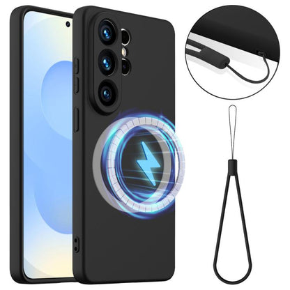 Shockproof Silicone Magsafe Phone Case, For Galaxy S26 FE 5G, For Samsung Galaxy S26+ 5G, For Samsung Galaxy S26 Edge 5G, For Samsung Galaxy S26 Ultra 5G, For Samsung Galaxy S26 5G, For Samsung Galaxy S25 FE 5G
