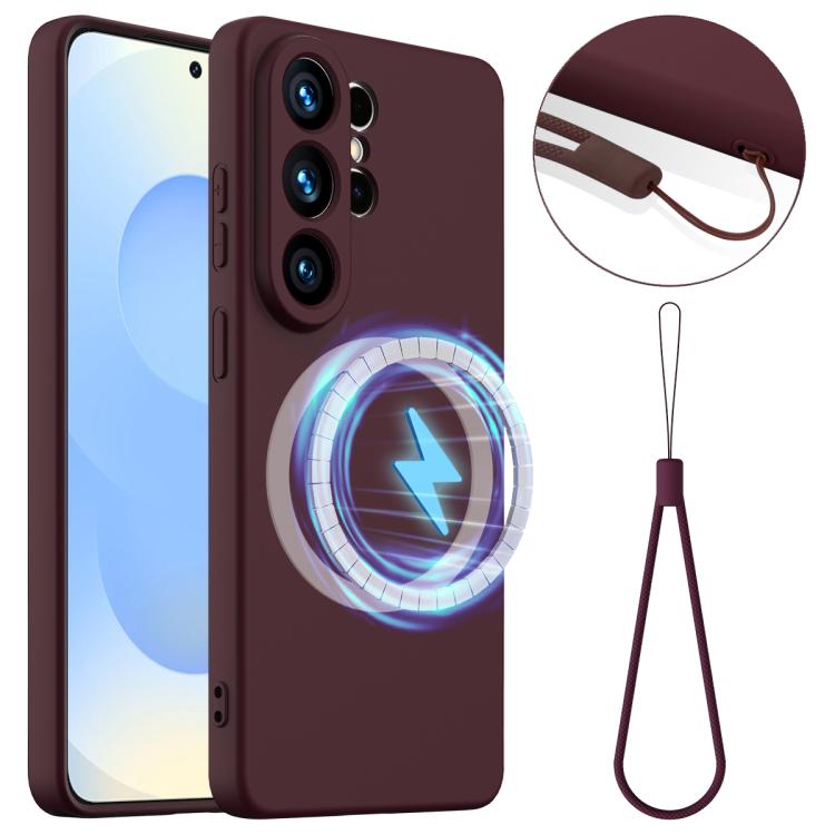 Shockproof Silicone Magsafe Phone Case, For Samsung Galaxy S26+ 5G, For Samsung Galaxy S26 Edge 5G, For Samsung Galaxy S26 Ultra 5G, For Samsung Galaxy S26 5G, For Samsung Galaxy S25 FE 5G, For Samsung Galaxy S25 Edge 5G