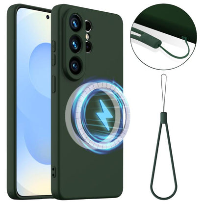 Shockproof Silicone Magsafe Phone Case, For Samsung Galaxy S26+ 5G, For Samsung Galaxy S26 Edge 5G, For Samsung Galaxy S26 Ultra 5G, For Samsung Galaxy S26 5G, For Samsung Galaxy S25 FE 5G, For Samsung Galaxy S25 Edge 5G