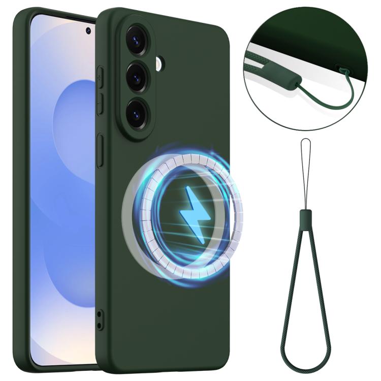 Shockproof Silicone Magsafe Phone Case, For Samsung Galaxy S26+ 5G, For Samsung Galaxy S26 Edge 5G, For Samsung Galaxy S26 Ultra 5G, For Samsung Galaxy S26 5G, For Samsung Galaxy S25 FE 5G, For Samsung Galaxy S25 Edge 5G