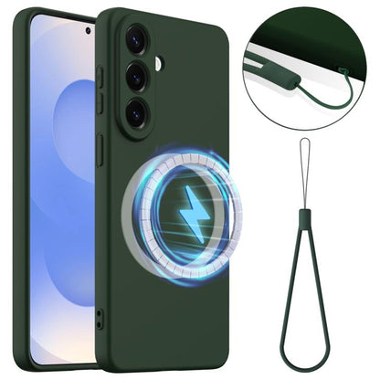 Shockproof Silicone Magsafe Phone Case, For Samsung Galaxy S26+ 5G, For Samsung Galaxy S26 Edge 5G, For Samsung Galaxy S26 Ultra 5G, For Samsung Galaxy S26 5G, For Samsung Galaxy S25 FE 5G, For Samsung Galaxy S25 Edge 5G