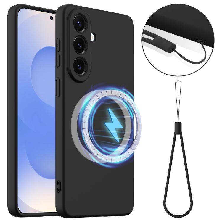 Shockproof Silicone Magsafe Phone Case, For Samsung Galaxy S26+ 5G, For Samsung Galaxy S26 Edge 5G, For Samsung Galaxy S26 Ultra 5G, For Samsung Galaxy S26 5G, For Samsung Galaxy S25 FE 5G, For Samsung Galaxy S25 Edge 5G