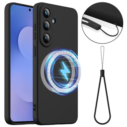 Shockproof Silicone Magsafe Phone Case, For Galaxy S26 FE 5G, For Samsung Galaxy S26+ 5G, For Samsung Galaxy S26 Edge 5G, For Samsung Galaxy S26 Ultra 5G, For Samsung Galaxy S26 5G, For Samsung Galaxy S25 FE 5G