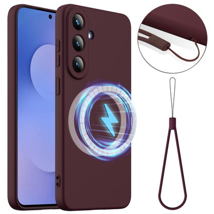 Shockproof Silicone Magsafe Phone Case, For Galaxy S26 FE 5G, For Samsung Galaxy S26+ 5G, For Samsung Galaxy S26 Edge 5G, For Samsung Galaxy S26 Ultra 5G, For Samsung Galaxy S26 5G, For Samsung Galaxy S25 FE 5G