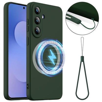 Shockproof Silicone Magsafe Phone Case, For Galaxy S26 FE 5G, For Samsung Galaxy S26+ 5G, For Samsung Galaxy S26 Edge 5G, For Samsung Galaxy S26 Ultra 5G, For Samsung Galaxy S26 5G, For Samsung Galaxy S25 FE 5G