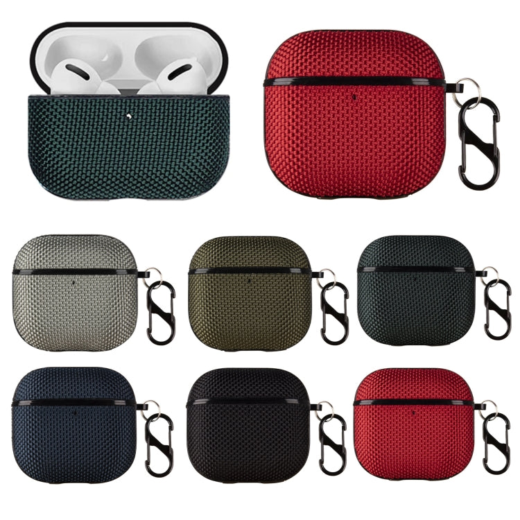 Nylon Waterproof Wireless Earphone One-piece Case with Hook, For AirPods Pro 3, For AirPods 4