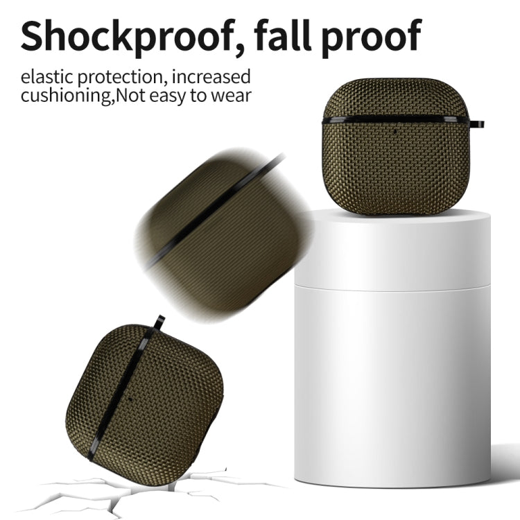 Nylon Waterproof Wireless Earphone One-piece Case with Hook, For AirPods Pro 3, For AirPods 4