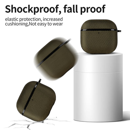 Nylon Waterproof Wireless Earphone One-piece Case with Hook, For AirPods Pro 3, For AirPods 4
