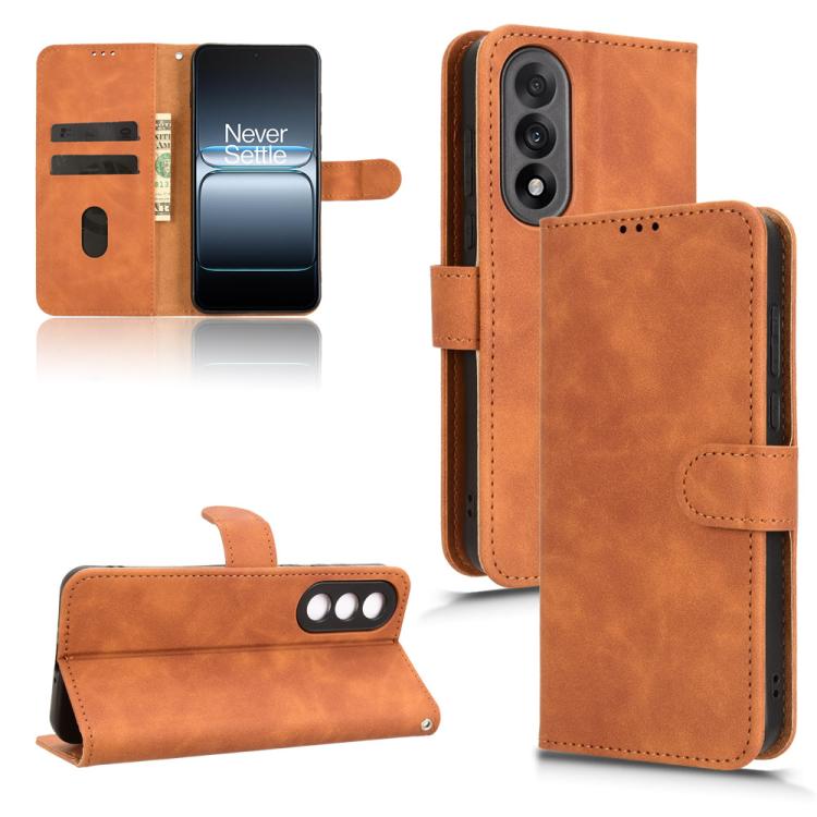 Skin Feel Magnetic Flip Leather Phone Case, For OnePlus Turbo 6V, For OnePlus Ace 6, For OnePlus 15, For OnePlus Ace 5 Ultra
