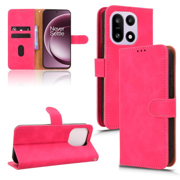 Skin Feel Magnetic Flip Leather Phone Case, For OnePlus Turbo 6V, For OnePlus Ace 6, For OnePlus 15, For OnePlus Ace 5 Ultra