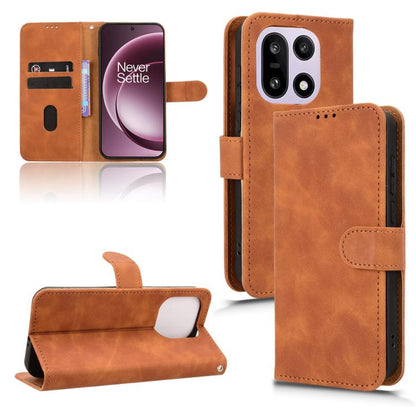 Skin Feel Magnetic Flip Leather Phone Case, For OnePlus Turbo 6V, For OnePlus Ace 6, For OnePlus 15, For OnePlus Ace 5 Ultra