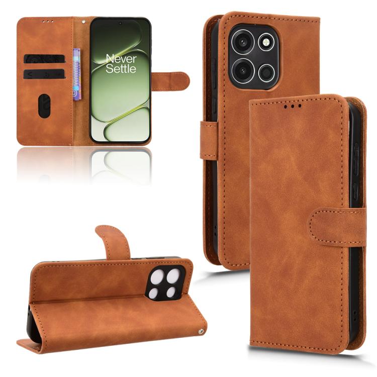 Skin Feel Magnetic Flip Leather Phone Case, For OnePlus N6 4G, For OnePlus Ace 6 Ultra, For OnePlus Turbo 6 / Nord 6, For OnePlus 15T