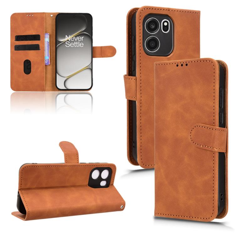 Skin Feel Magnetic Flip Leather Phone Case, For OnePlus Turbo 6V, For OnePlus Ace 6, For OnePlus 15, For OnePlus Ace 5 Ultra