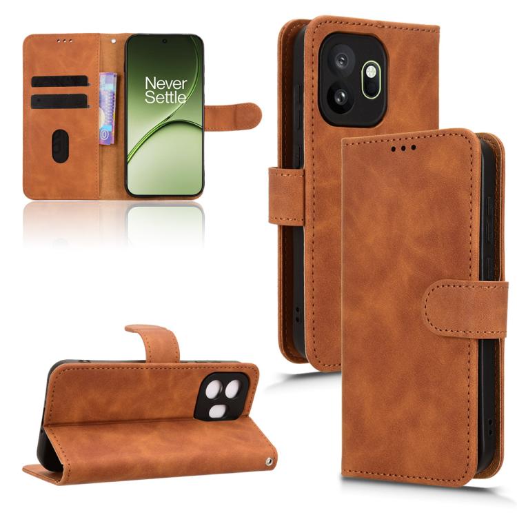 Skin Feel Magnetic Flip Leather Phone Case, For OnePlus N6 4G, For OnePlus Ace 6 Ultra, For OnePlus Turbo 6 / Nord 6, For OnePlus 15T