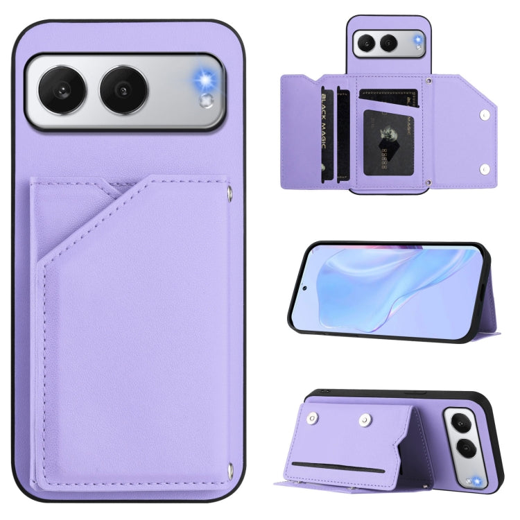 Skin Feel Four Card Slots Phone Case with Wrist Strap, For OnePlus 13T, For OnePlus Ace 5 / Ace 5 Pro, For OnePlus Nord 4, For OnePlus Nord CE4 Lite 5G