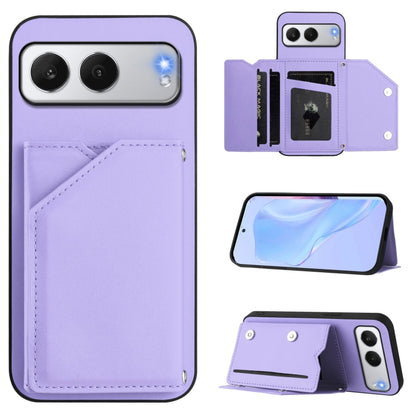 Skin Feel Four Card Slots Phone Case with Wrist Strap, For OnePlus 13T, For OnePlus Ace 5 / Ace 5 Pro, For OnePlus Nord 4, For OnePlus Nord CE4 Lite 5G