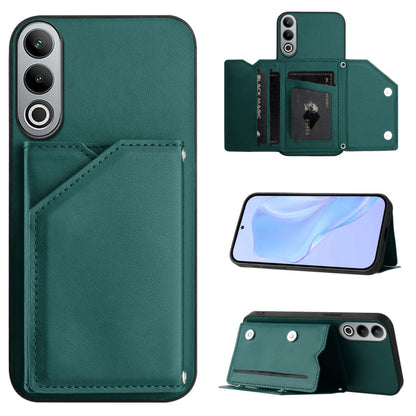 Skin Feel Four Card Slots Phone Case with Wrist Strap, For OnePlus Nord CE4, For OnePlus Nord CE 3 Lite