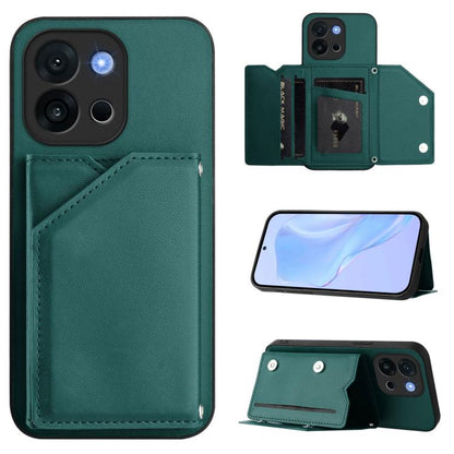 Skin Feel Four Card Slots Phone Case with Wrist Strap, For OnePlus 13T, For OnePlus Ace 5 / Ace 5 Pro, For OnePlus Nord 4, For OnePlus Nord CE4 Lite 5G