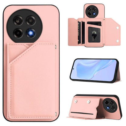 Skin Feel Four Card Slots Phone Case with Wrist Strap, For OnePlus 13T, For OnePlus Ace 5 / Ace 5 Pro, For OnePlus Nord 4, For OnePlus Nord CE4 Lite 5G