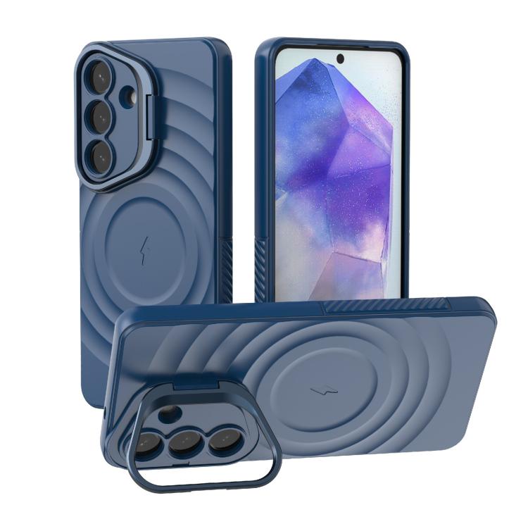 Lens Frame Bracket Corrugated MagSafe Phone Case, For Samsung Galaxy S26+ 5G, For Samsung Galaxy S26 Ultra 5G, For Samsung Galaxy S26 5G, For Samsung Galaxy S25 5G