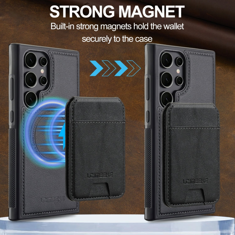 LC.IMEEKE L3 Series Detachable RFID Card Bag Magsafe Phone Case, For Samsung Galaxy S24 Ultra 5G, For Samsung Galaxy S24+ 5G, For Samsung Galaxy S24 5G, For Samsung Galaxy S23 FE 5G