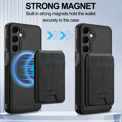 LC.IMEEKE L3 Series Detachable RFID Card Bag Magsafe Phone Case, For Samsung Galaxy S24 FE 5G, For Samsung Galaxy S24 Ultra 5G, For Samsung Galaxy S24+ 5G, For Samsung Galaxy S24 5G