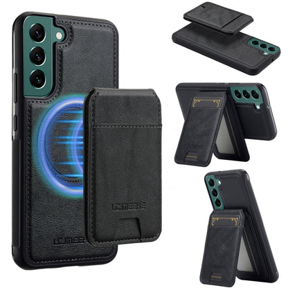 LC.IMEEKE L3 Series Detachable RFID Card Bag Magsafe Phone Case, For Samsung Galaxy S21+ 5G, For Samsung Galaxy S21 Ultra 5G