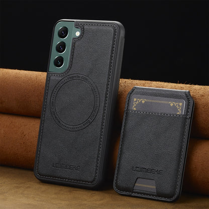 LC.IMEEKE L3 Series Detachable RFID Card Bag Magsafe Phone Case, For Samsung Galaxy S22 5G, For Samsung Galaxy S21 FE 5G, For Samsung Galaxy S21 5G, For Samsung Galaxy S21+ 5G