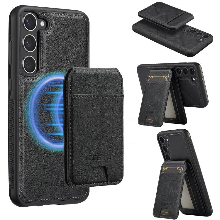 LC.IMEEKE L3 Series Detachable RFID Card Bag Magsafe Phone Case, For Samsung Galaxy S25 Edge 5G, For Samsung Galaxy S25 5G, For Samsung Galaxy S25+ 5G, For Samsung Galaxy S25 Ultra 5G