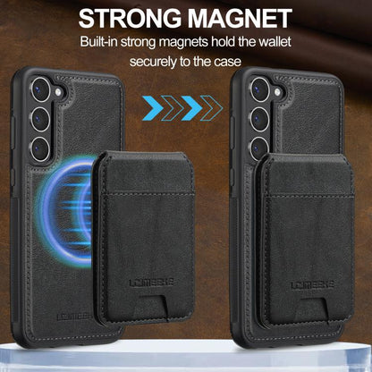 LC.IMEEKE L3 Series Detachable RFID Card Bag Magsafe Phone Case, For Samsung Galaxy S25 5G, For Samsung Galaxy S25+ 5G, For Samsung Galaxy S25 Ultra 5G, For Samsung Galaxy S24 FE 5G
