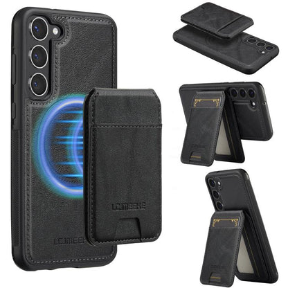 LC.IMEEKE L3 Series Detachable RFID Card Bag Magsafe Phone Case, For Samsung Galaxy S25 Edge 5G, For Samsung Galaxy S25 5G, For Samsung Galaxy S25+ 5G, For Samsung Galaxy S25 Ultra 5G