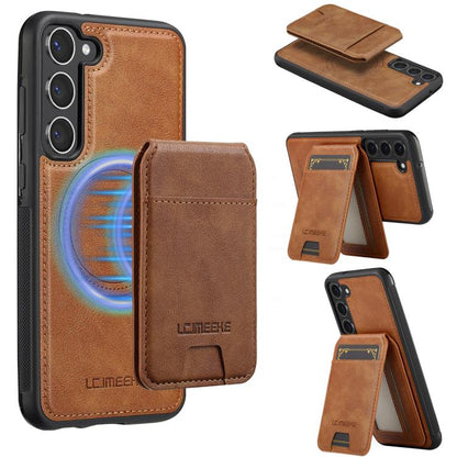 LC.IMEEKE L3 Series Detachable RFID Card Bag Magsafe Phone Case, For Samsung Galaxy S25 Edge 5G, For Samsung Galaxy S25 5G, For Samsung Galaxy S25+ 5G, For Samsung Galaxy S25 Ultra 5G