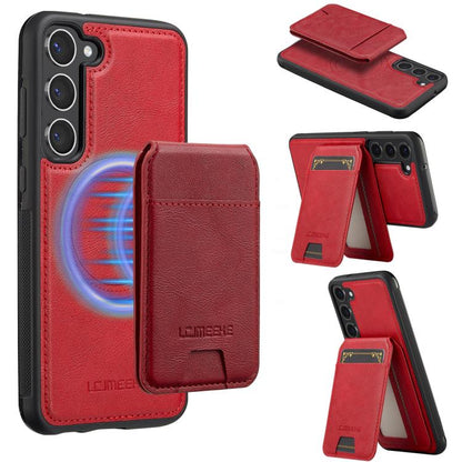 LC.IMEEKE L3 Series Detachable RFID Card Bag Magsafe Phone Case, For Samsung Galaxy S25 Edge 5G, For Samsung Galaxy S25 5G, For Samsung Galaxy S25+ 5G, For Samsung Galaxy S25 Ultra 5G