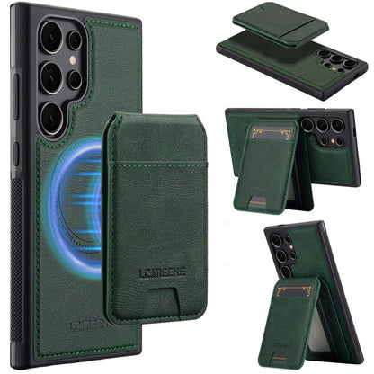 LC.IMEEKE L3 Series Detachable RFID Card Bag Magsafe Phone Case, For Samsung Galaxy S25 Edge 5G, For Samsung Galaxy S25 5G, For Samsung Galaxy S25+ 5G, For Samsung Galaxy S25 Ultra 5G