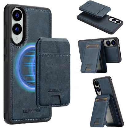 LC.IMEEKE L3 Series Detachable RFID Card Bag Magsafe Phone Case, For Samsung Galaxy S25 Edge 5G, For Samsung Galaxy S25 5G, For Samsung Galaxy S25+ 5G, For Samsung Galaxy S25 Ultra 5G