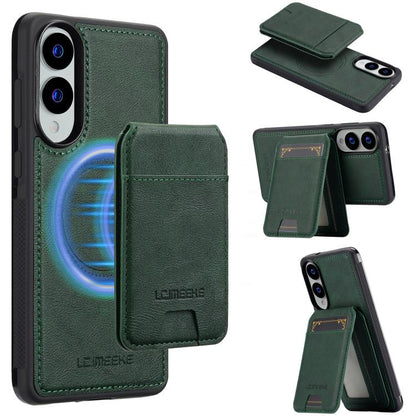 LC.IMEEKE L3 Series Detachable RFID Card Bag Magsafe Phone Case, For Samsung Galaxy S25 Edge 5G, For Samsung Galaxy S25 5G, For Samsung Galaxy S25+ 5G, For Samsung Galaxy S25 Ultra 5G